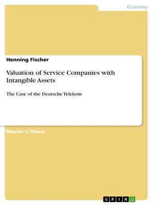 cover image of Valuation of Service Companies with Intangible Assets